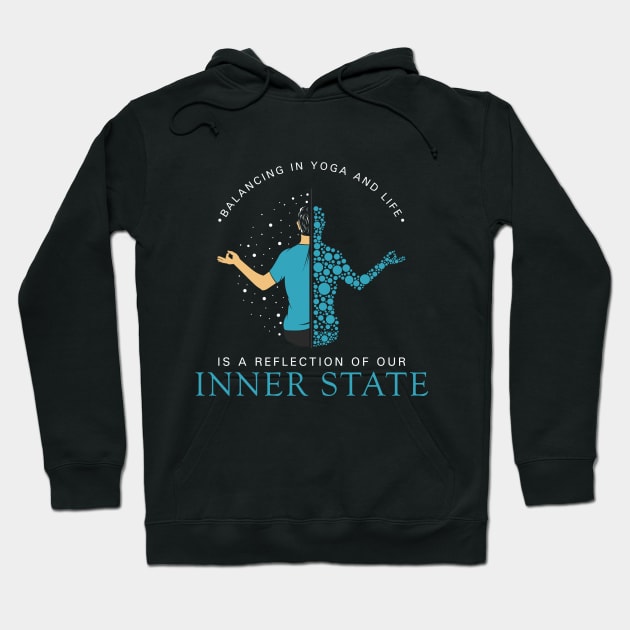 Yoga for Mind and Soul Hoodie by Markus Schnabel